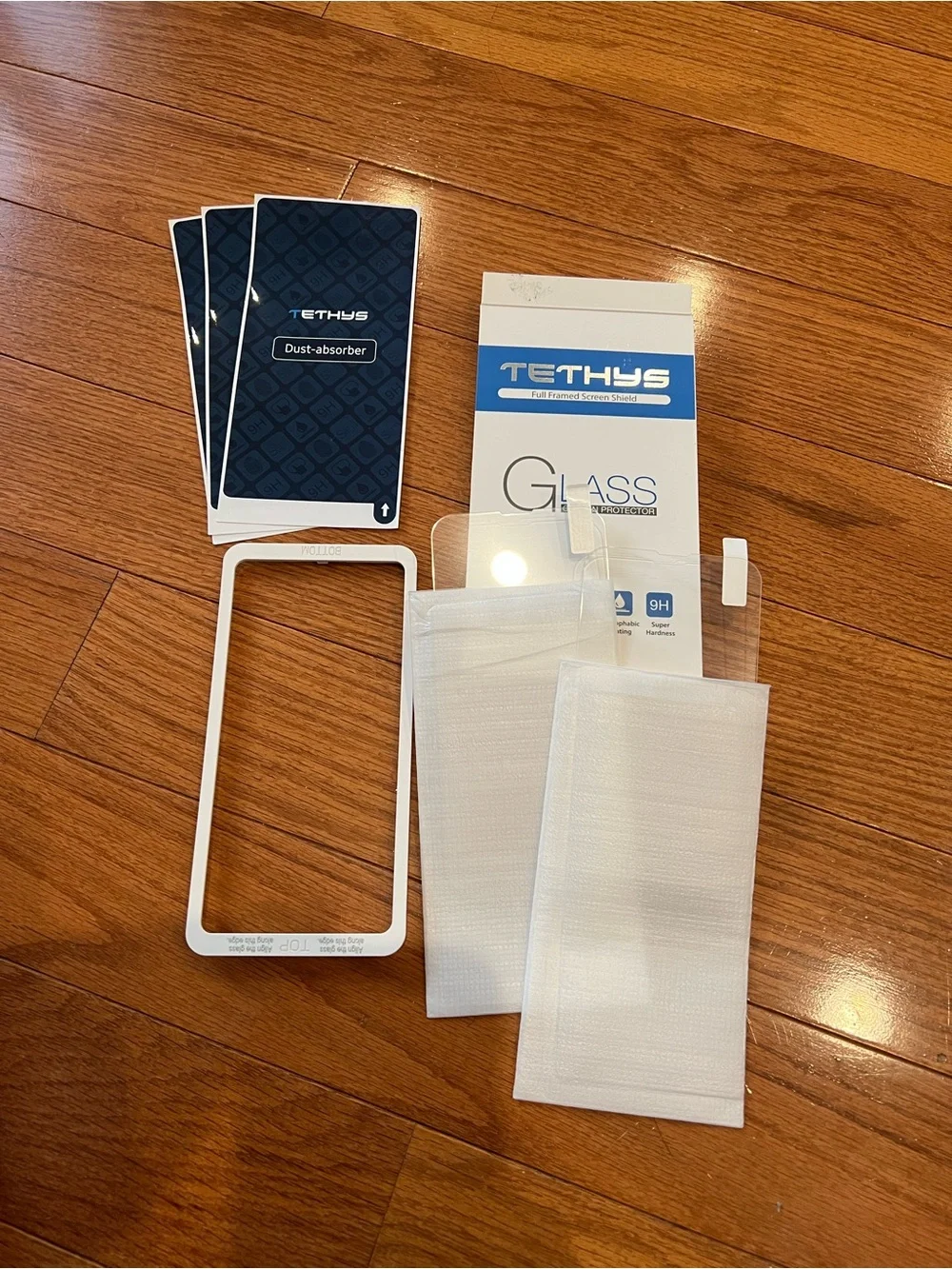 TETHYS 2 Pack Glass Screen Protector Compatible with iPhone 13 Pro Max 2021 6.7